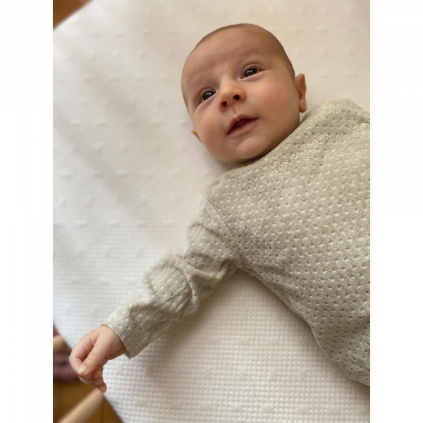 Matelas bébé coton déhoussable 60 x 120 cm Candide