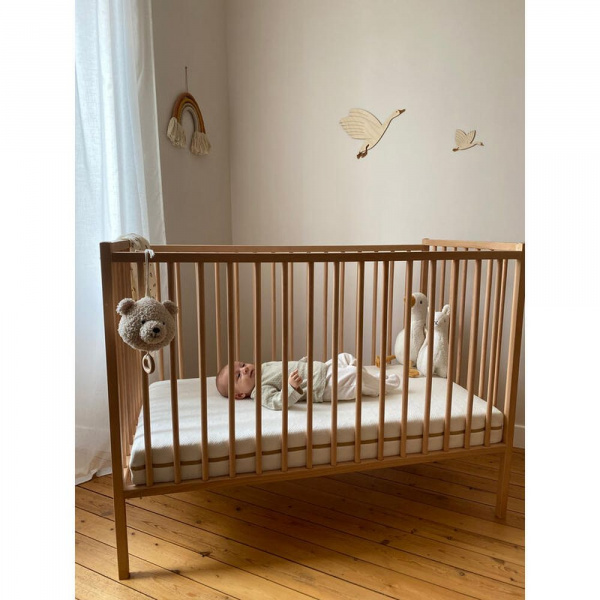 Matelas bébé coton déhoussable 70 x 140 cm Candide