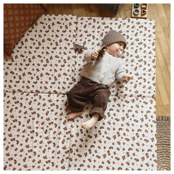 Tapis de motricité léopard Candide