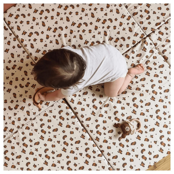 Tapis de motricité xl léopard Candide