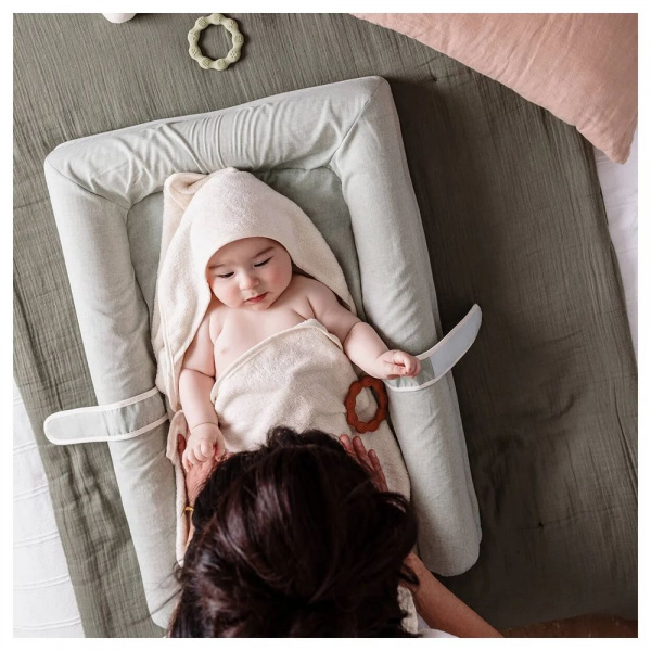 Cape de bain 2 en 1 pour bébé rose Candide