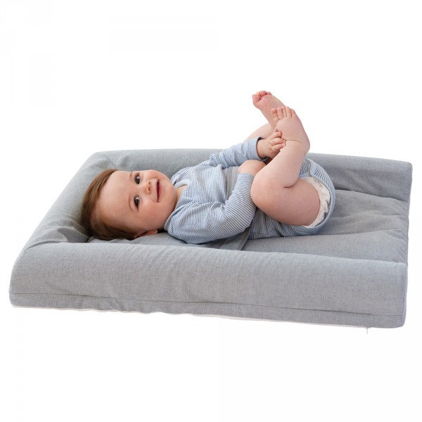 Matelas a langer mat confort gamme experte gris Candide