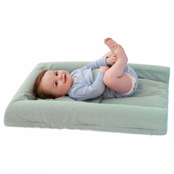 Matelas à langer mat' confort chiné kaki Candide