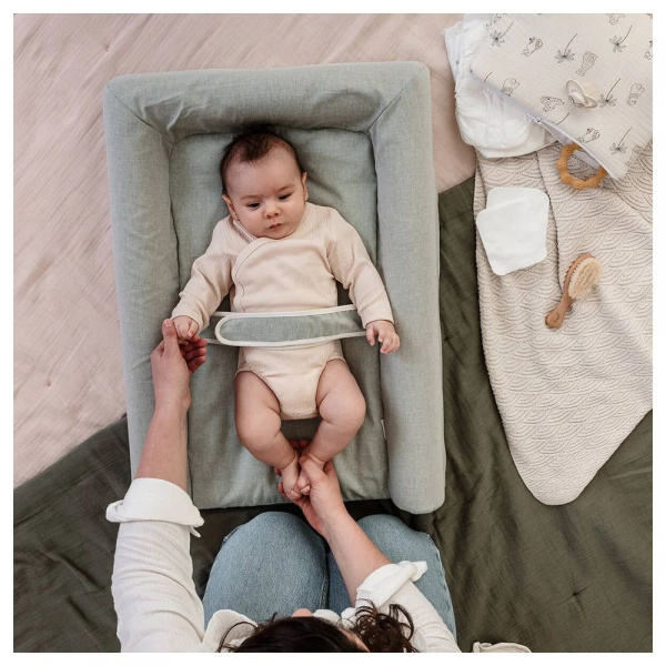 Matelas a langer mat confort gamme experte gris Candide