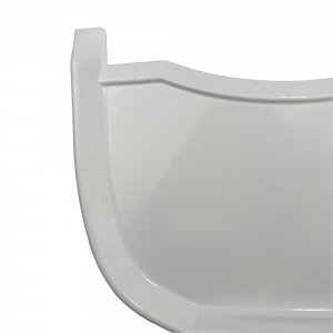 Les imparfaits - tablette pour chaise haute blanche Combelle