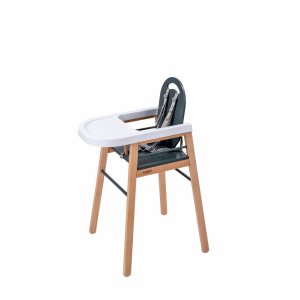 Chaise haute bois lili hybride kaki Combelle