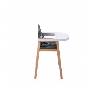 Chaise haute bois lili hybride kaki Combelle