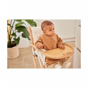 Bavoir tablier à manches etoiles Combelle