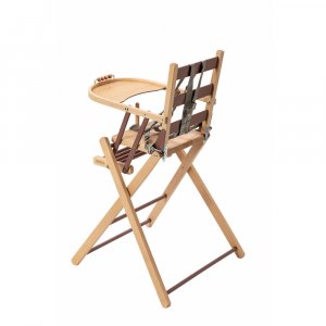 Chaise haute pliante sarah hybride vieux rose Combelle