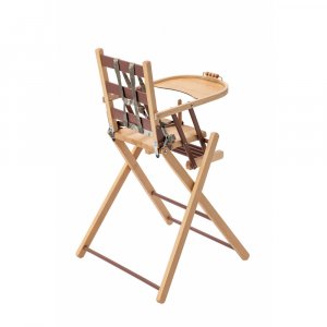 Chaise haute pliante sarah hybride vieux rose Combelle