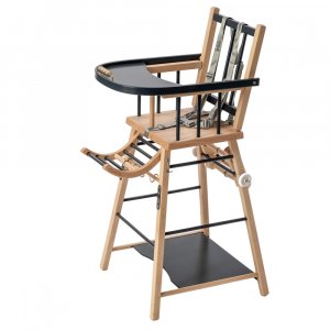 Chaise haute évolutive marcel anthracite Combelle