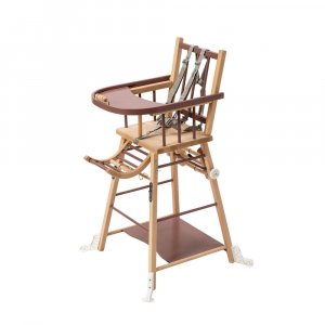 Chaise haute évolutive marcel hybride vieux rose Combelle