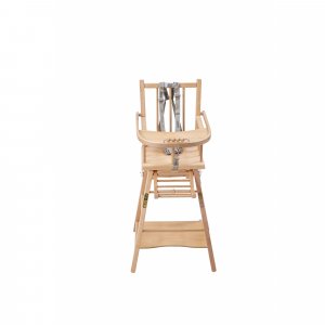 Chaise haute bébé marcel transformable barreaux vernis naturel Combelle