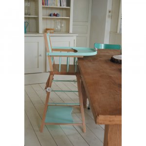 Chaise haute bébé marcel transformable barreaux hybride blanc Combelle