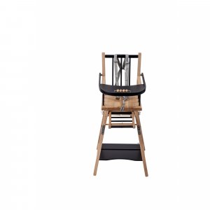Chaise haute bébé marcel transformable barreaux hybride noir Combelle