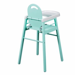 Chaise haute bébé lili vert mint Combelle