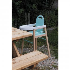 Chaise haute bébé lili vert mint Combelle