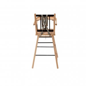 Pack chaise haute andré et sa tablette blanche Combelle