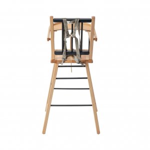 Pack chaise haute andré et sa tablette blanche Combelle