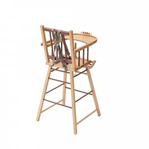 Pack chaise haute andré et sa tablette blanche Combelle