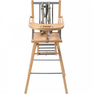 Pack chaise haute andré et sa tablette blanche Combelle