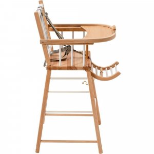 Pack chaise haute andré et sa tablette blanche Combelle