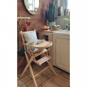 Coussin de chaise haute bébé ouatiné Combelle