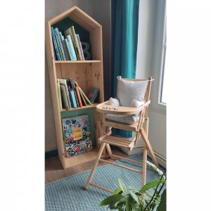 Coussin de chaise haute bébé ouatiné Combelle