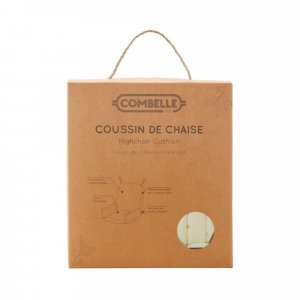 Coussin de chaise haute ouatiné vert clair Combelle