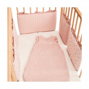 Gigoteuse mi-saison sans manche 6 à 24 mois bucolique rose Combelle