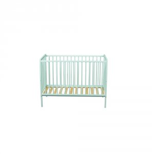 Lit bébé remi 60x120 laque vert mint Combelle