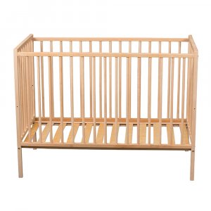 Lit bébé remi 60x120 vernis naturel Combelle