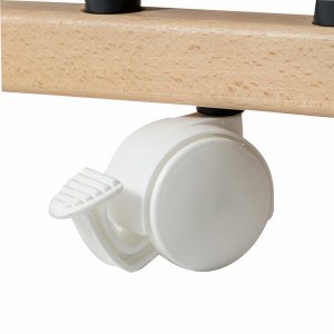 Sachet 4 roulettes pivotantes avec frein pour lit Combelle