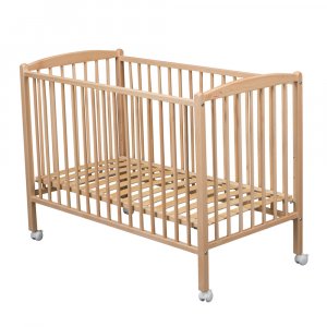 Lit bébé arthur 60x120 vernis naturel Combelle