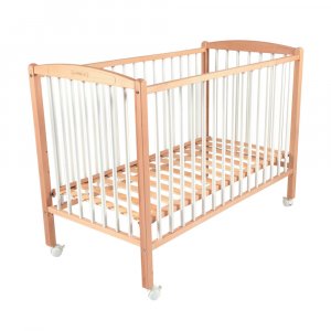 Lit bébé arthur 60x120 hybride blanc Combelle