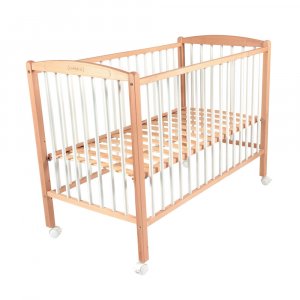Lit bébé arthur 60x120 hybride blanc Combelle