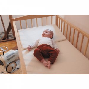 Lit bébé arthur 60x120 hybride vert mint Combelle