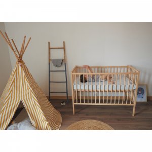 Lit bébé remi 70x140cm hybride blanc Combelle
