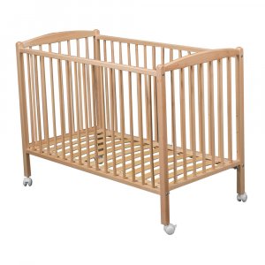 Lit bébé arthur 70x140 vernis naturel Combelle
