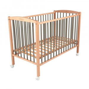 Lit bébé arthur 70x140 hybride gris Combelle