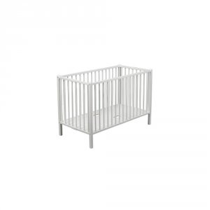 Lit bébé extra-pliant roméo laqué blanc 60 x 120 cm Combelle