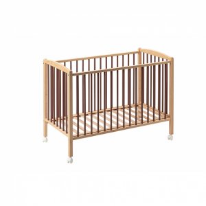 Lit en bois 60x120 cm arthur hybride vieux rose Combelle