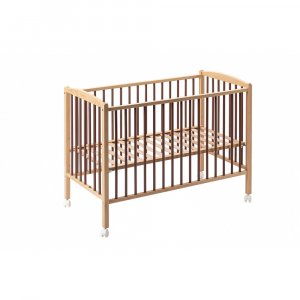 Lit en bois 60x120 cm arthur hybride vieux rose Combelle