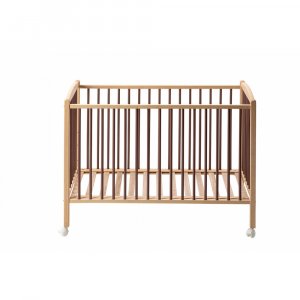 Lit en bois 60x120 cm arthur hybride vieux rose Combelle