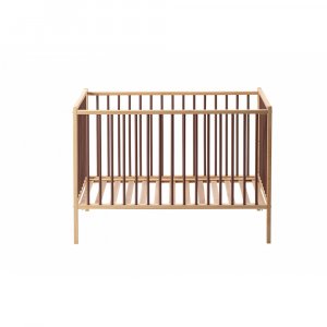 Lit en bois 70x140 cm rémi hybride vieux rose Combelle