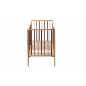 Lit en bois 70x140 cm rémi hybride vieux rose Combelle