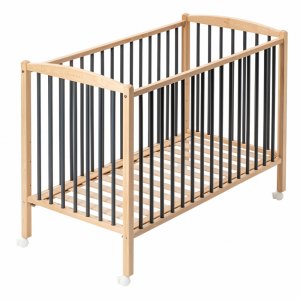 Lit en bois 70x140 cm arthur anthracite Combelle