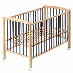 Lit en bois 70x140 cm arthur anthracite Combelle