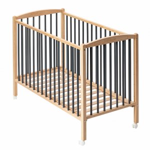 Lit en bois 70x140 cm arthur anthracite Combelle