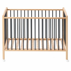 Lit en bois 70x140 cm arthur anthracite Combelle